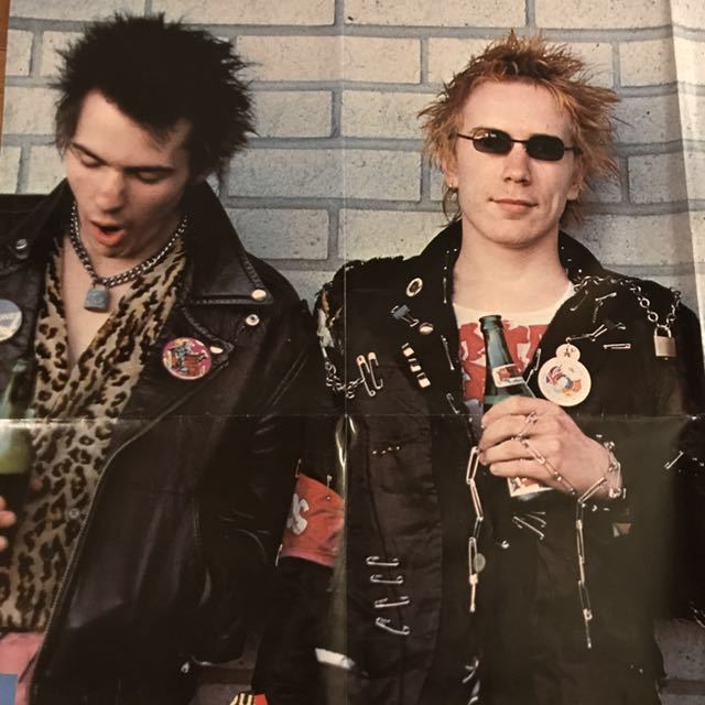 SEX PISTOLS セックスピストルズ MUSICLIFE 付録ポスター 1978年当時物 RAINBOW シドヴィシャス SID VICIOUS THE CLASH DAMNED THE JAM 