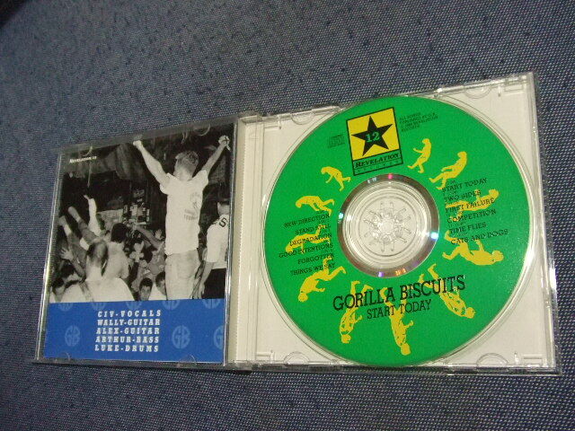 ゴリラ・ビスケッツ　CD★【GORILLA BISCUITS/ START TODAY】 パンク　輸入盤★8枚まで同梱送料100円 こ_画像5