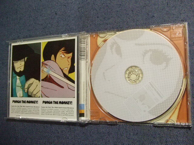 3CD* Lupin III PUNCH THE MONKEY!/30 anniversary commemoration remix compilation,*8 sheets till including in a package postage 100 jpy . other 