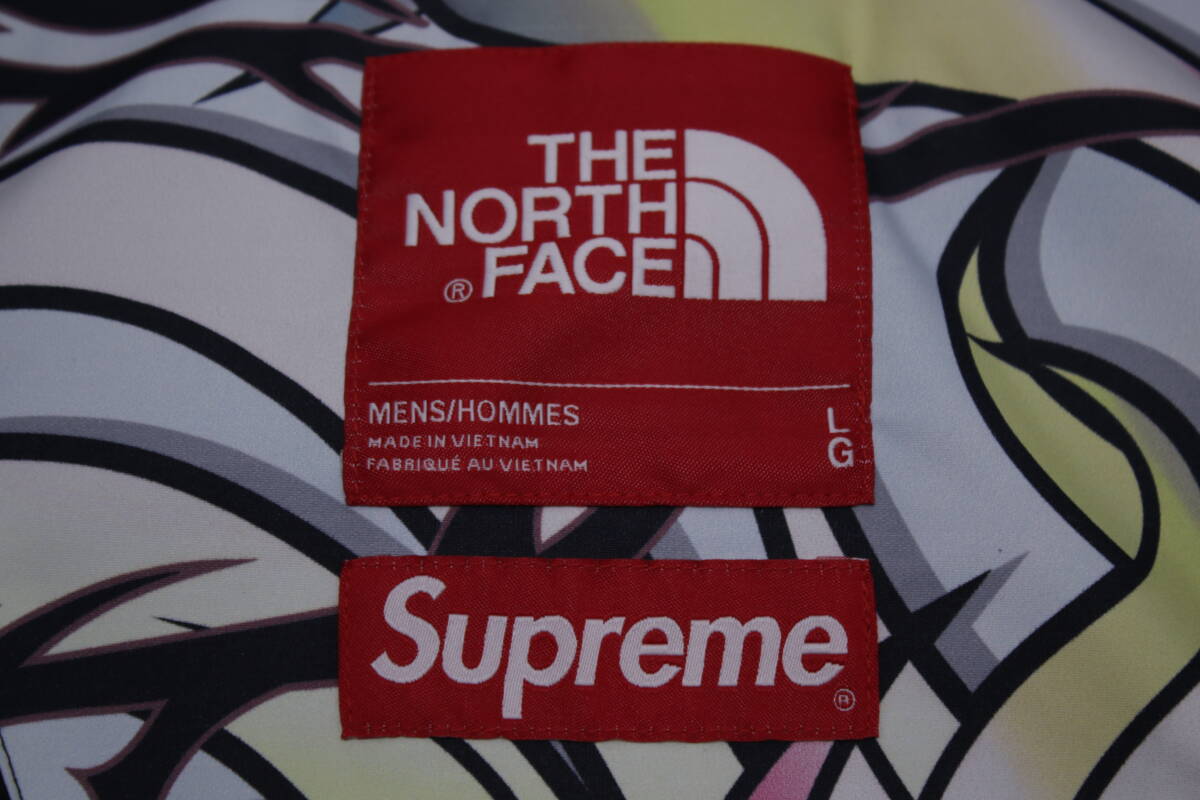 ◎123【1円～】Supreme シュプリーム The North Face ザ ノースフェイス Sceep Tech Apogee Jacket Dragon TNF Lサイズの画像4