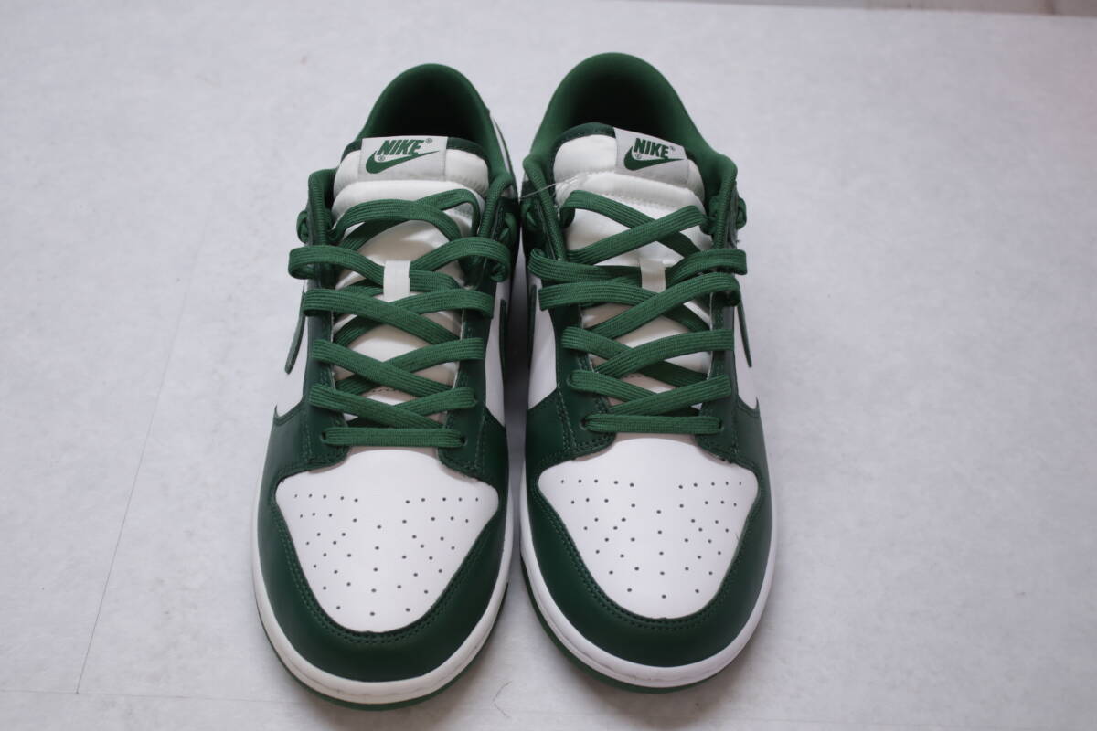 195◆未使用品★【1円～】NIKE ナイキ DUNK LOW Retro ダンクローレトロ グリーン DD1391-101 スニーカー 29.0cm_画像6