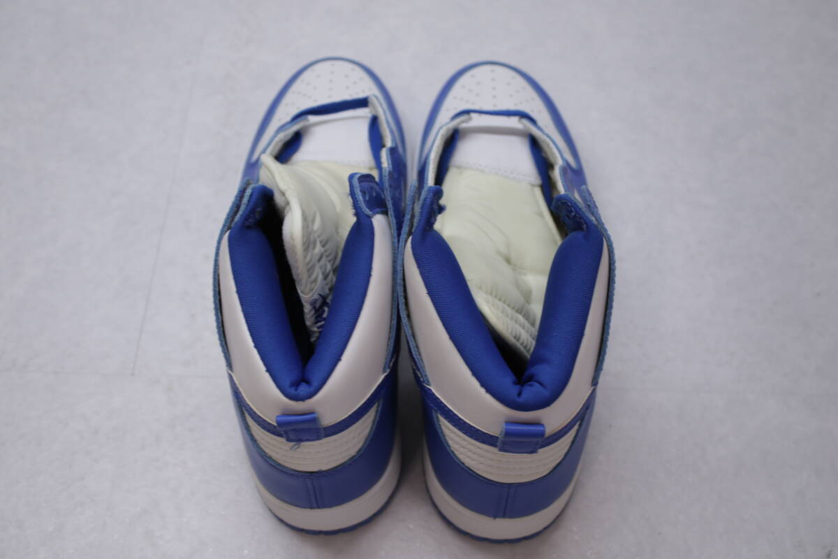 196【1円～】NIKE ナイキ 1999年製 DUNK HIGH KENTUCKY デットストック 27.5cm 630335-141 スニーカー_画像5