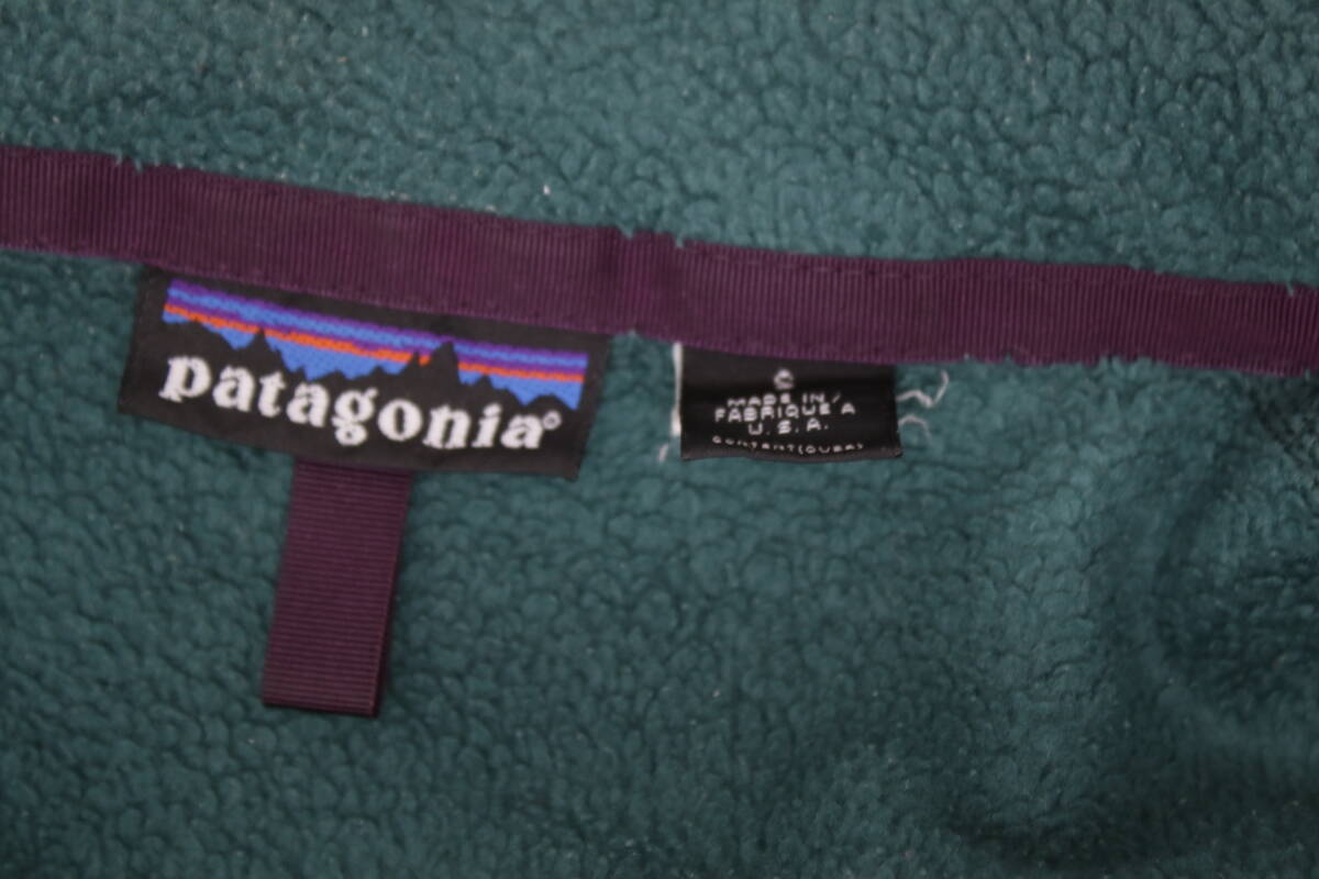 765【1円～】Patagonia パタゴニア 90's 雪なしタグ シンチラ フリース ジャケット Sサイズ_画像5