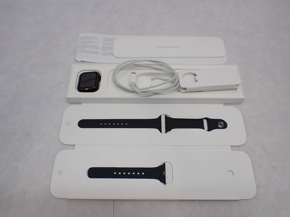 87【1円～】Apple Watch SE 第2世代 GPSモデル MNJT3J/A ミッドナイト 40mm アップルウォッチ 腕時計の画像3