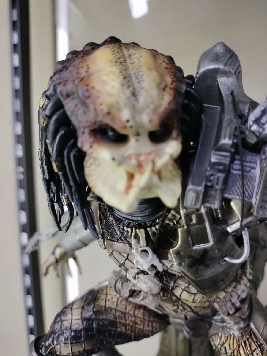 サイドショウ プレデター ジオラマスタチュー  限定版  アンマスクド付 SIDESHOW COLLECTIBLES PREDATOR DIORAMA EXCLUSIVEの画像8