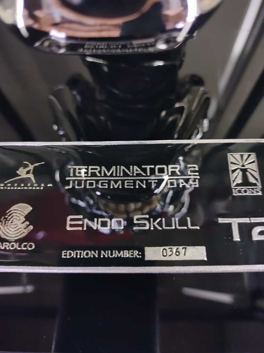  Icon производства Terminator 2 T-800 end каркас 1|1 шкала жизнь размер ICONS TERMINATOR 2 ENDO-SKULL