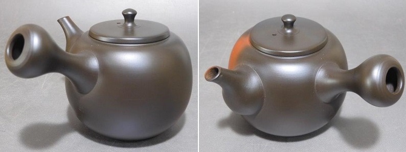 煎茶道具 常滑焼　沢田昭邨　窯変 急須　共箱/共布 茶注 茶器 茶道具_画像5