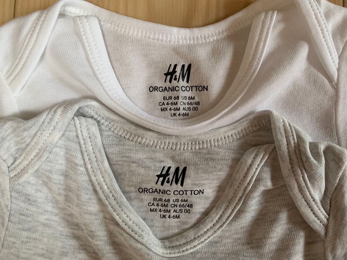 H&M  ロンパース　 ボディスーツ　 長袖　70  セット