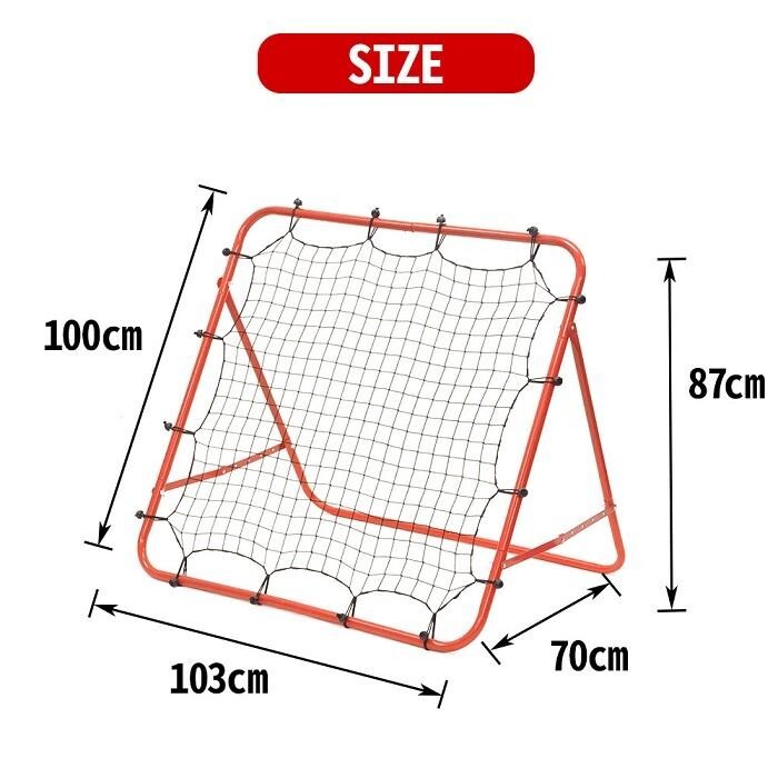 バウンドネット サッカー 練習 道具 サッカーゴール 子供 庭 折りたたみ トレーニング ネット リバウンドネット_画像8