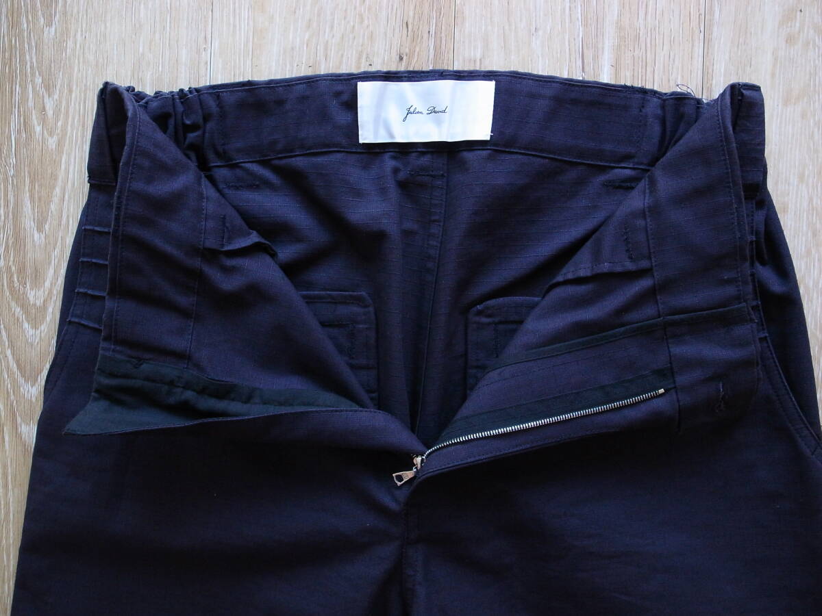 極美品】 julien david パンツ Mサイズ リップストップ ドロー 極美品】 julien david パンツ Mサイズ リップストップ ドロー