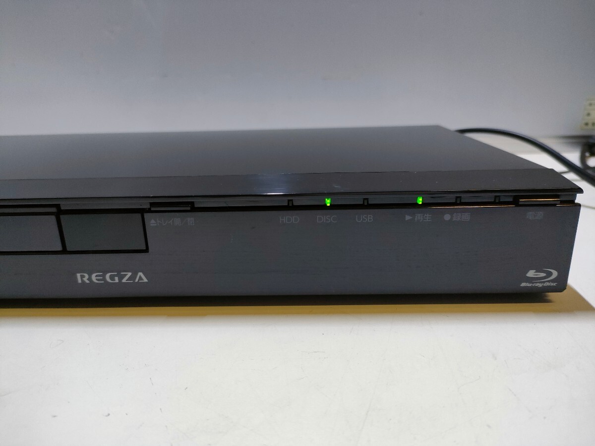E343(中古現状、即発送）東芝 REGZA ブルーレイディスクレコーダー DBR-C100 2011年製 (B-CAS付き)の画像2