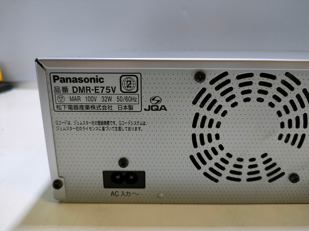 E358( used present condition, immediately shipping ) Panasonic VHS one body DVD recorder DMR-E75V( power supply attaching )