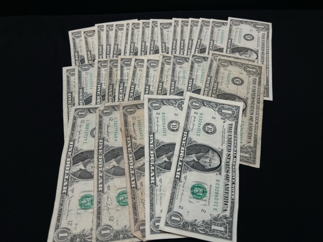 *23625 other 6 summarize exhibition America dollar .757 dollar minute foreign note 1 dollar 32 sheets 5 dollar 9 sheets 10 dollar 13 sheets 20 dollar 10 sheets 50 dollar 1 sheets 100 dollar 3 sheets 