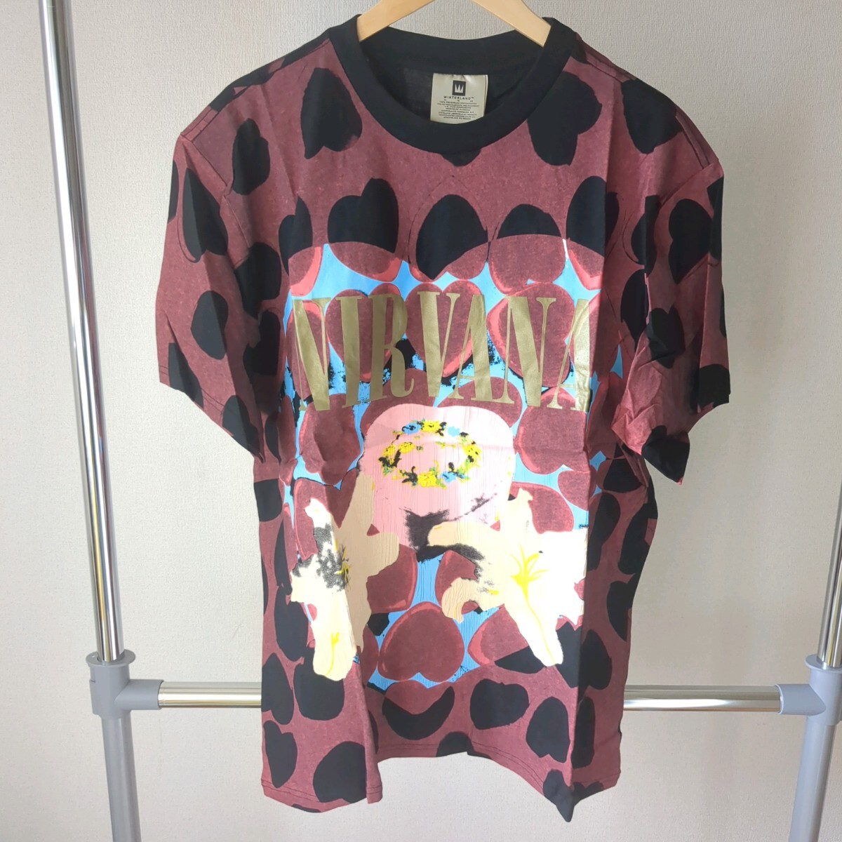 NIRVANA　ニルヴァーナ　ニルバーナ　Tシャツ XL HEART SHAPED BOX リプリント　ビンテージ加工