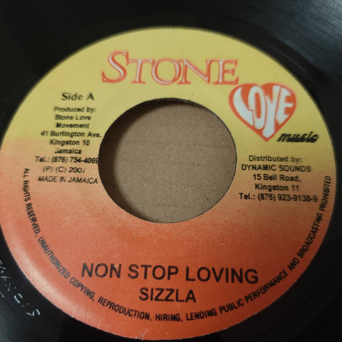Sizzla - Non Stop Loving / Ghost - Reach Out // Stone Love 7inch / Bitty McLean / Alton Ellis / AA1942