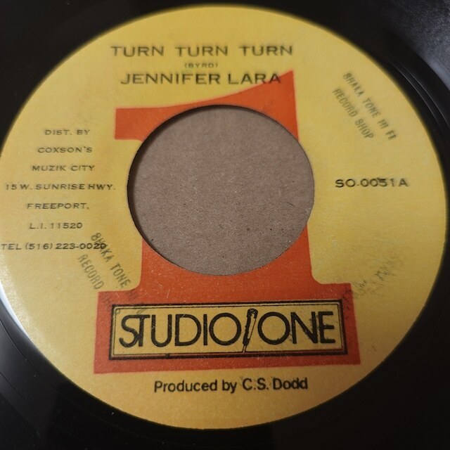 Jennifer Lara - Turn Turn Turn // Studio One 7inch / AA0176の画像1