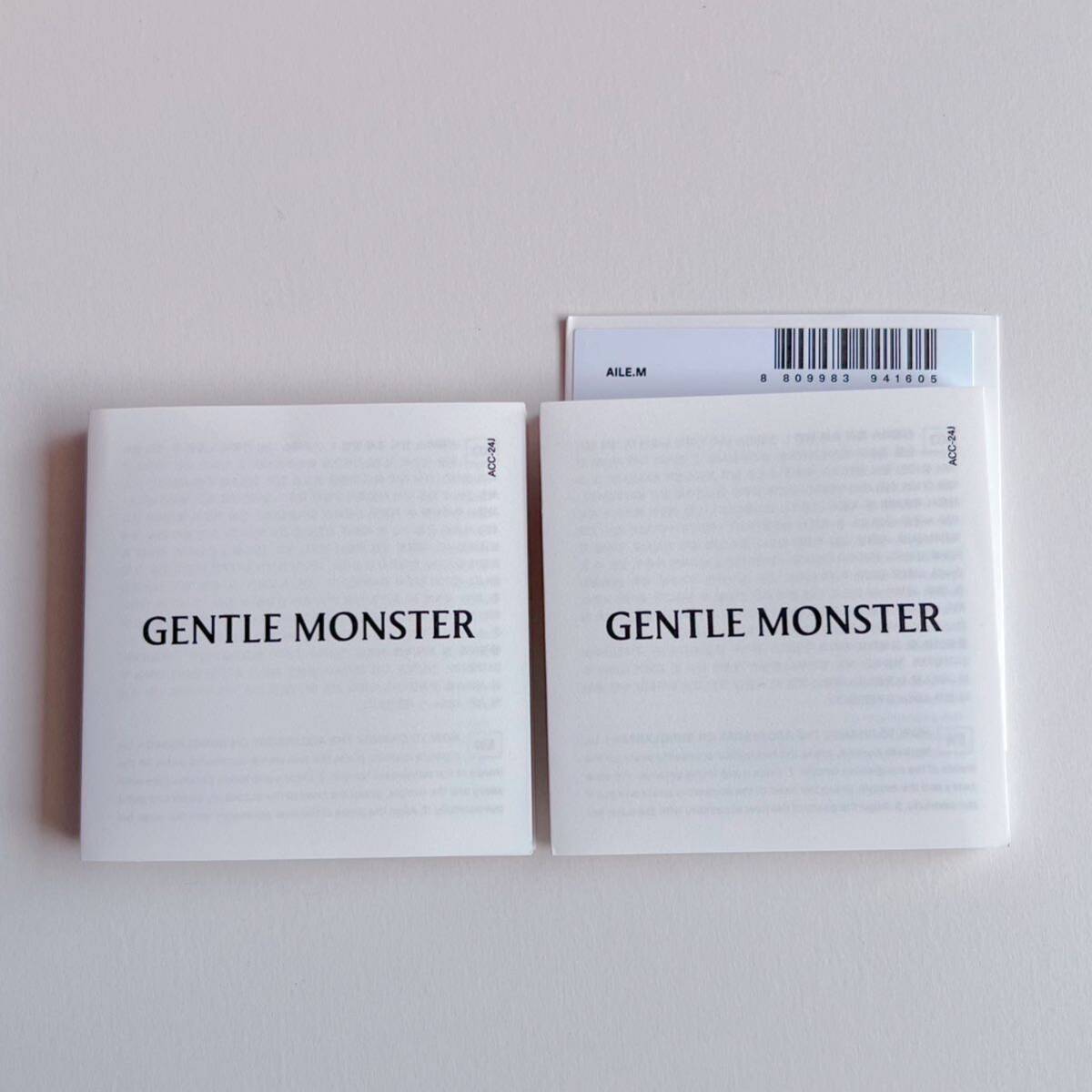 【Gentle Monster × Jennie Aile.M & Pit a Pat】ジェニ コラボ リボン 雲 ハート サングラス チャーム 2点セット_画像4