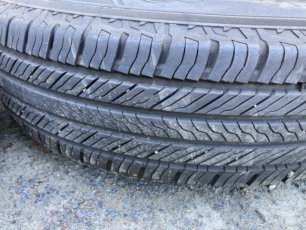 【1円スタート】バリ溝!! 2022年製 175/80R15 15x6J ET45 5穴 本セット YOKOHAMA GEOLANDAR CV ホイール自家塗装 パジェロミニなどに_画像6