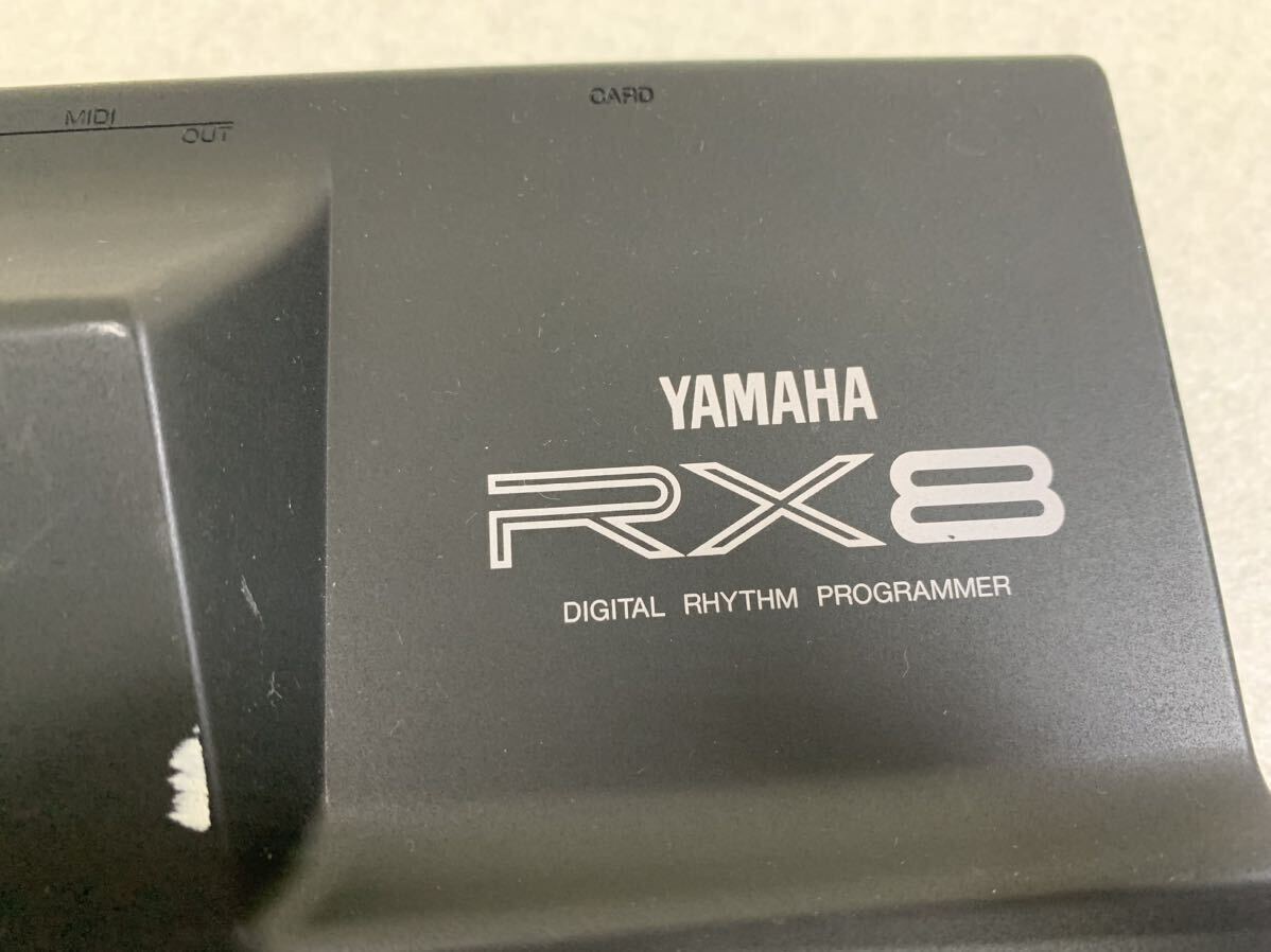 YAMAHA RX8 デジタル リズム プログラマー リズムマシン ドラムマシン ジャンク 本体のみ 動作未確認_画像7