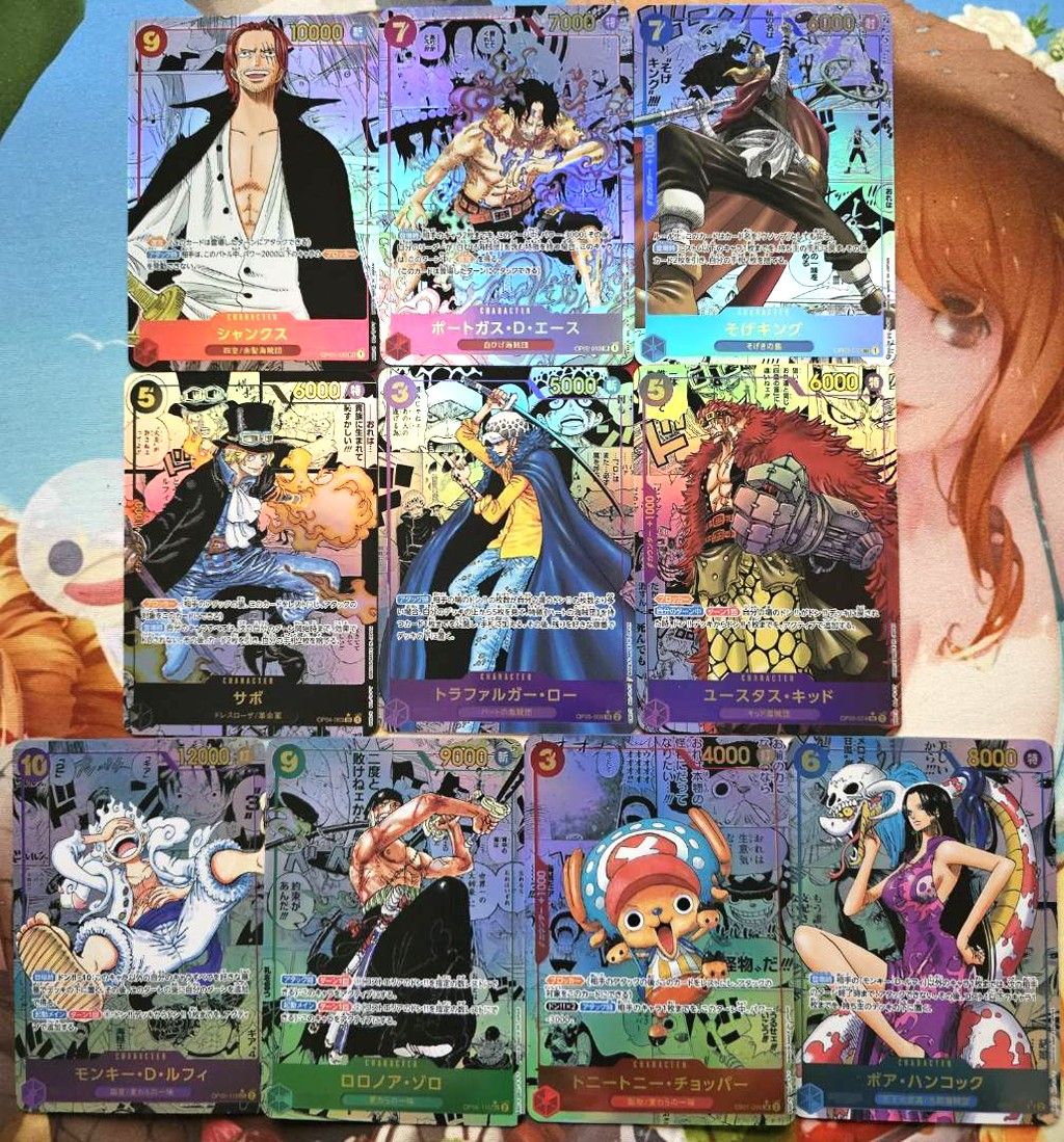 防犯展示用】ワンピースカード コミックパラレル 10枚セット 防犯展示用】ワンピースカード コミックパラレル 10枚セット