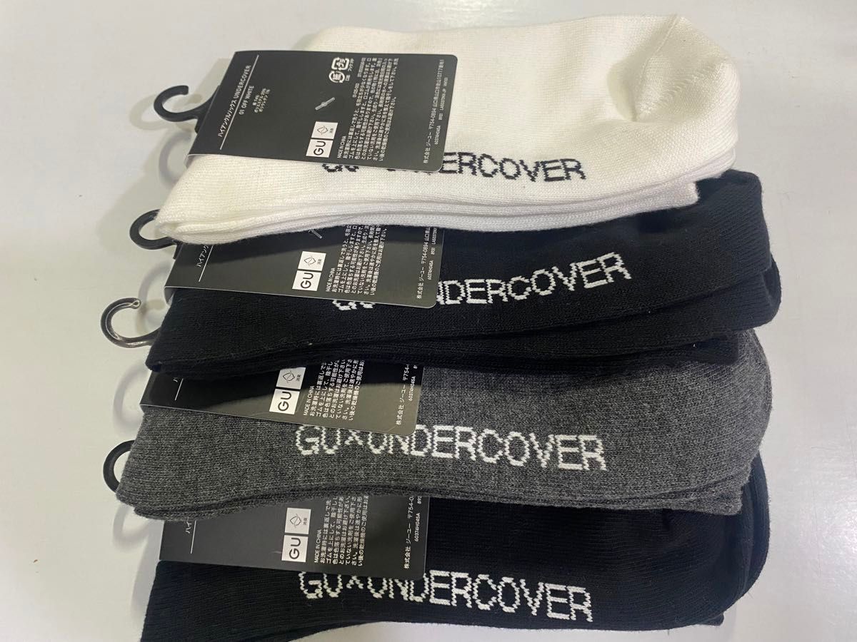 【4足】GU UNDERCOVER ジーユー アンダーカバー ソックス 靴下 メンズ レディース コラボ 新品 完売品