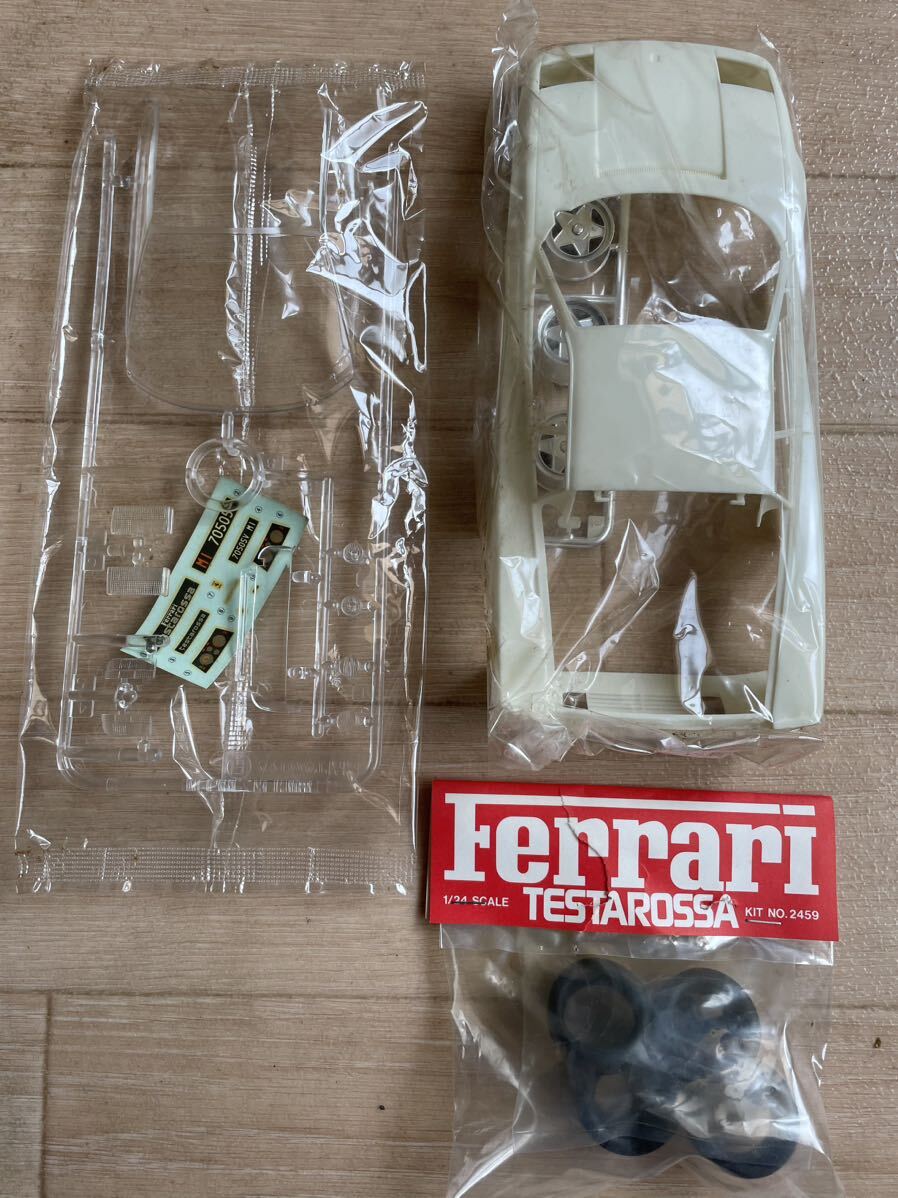  Tamiya 1/24 sport car series Ferrari Testarossa that time thing not yet constructed goods small deer Tamiya 