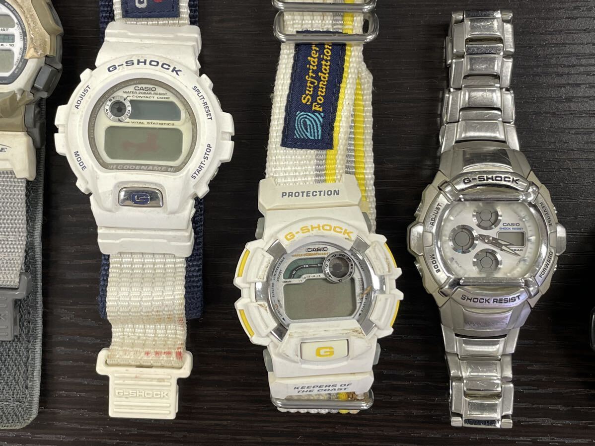 【4R59】1円スタート CASIO G-SHOCK mini まとめて 15個 カシオ ジーショック ミニ MTG-M900BD AWG-M100 他 クオーツ ソーラー の画像7