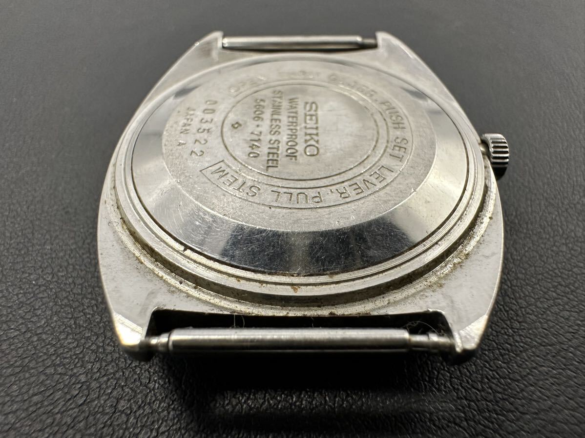 【4R13】1円スタート SEIKO LORD MATIC LM 25JEWELS / 5606-7140 セイコー ロードマチック 自動巻き デイデイト メンズ 腕時計 の画像9