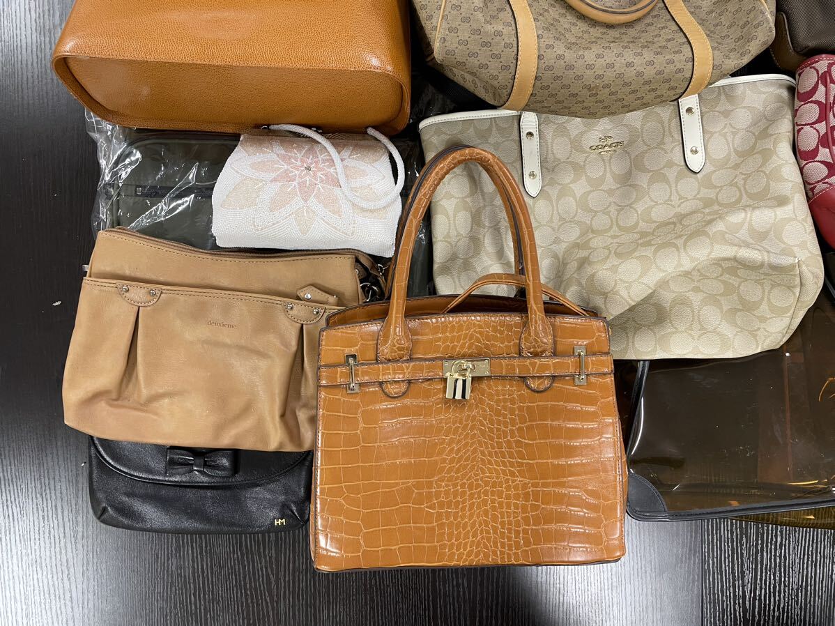 【4A56】 1円スタート LOUIS VUITTON COACH GUCCI FENDI GIVENCHY ルイヴィトン コーチ グッチ フェンディ 他 まとめ 30点以上 バッグ 財布_画像8