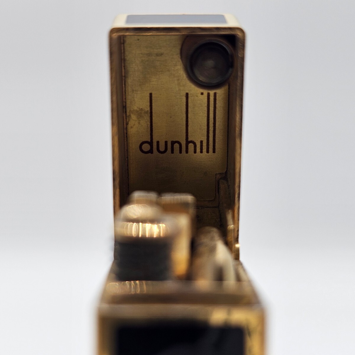 【4K46】 1円スタート dunhill ダンヒル マーブル ローラーガスライター 喫煙具 火花確認済_画像6