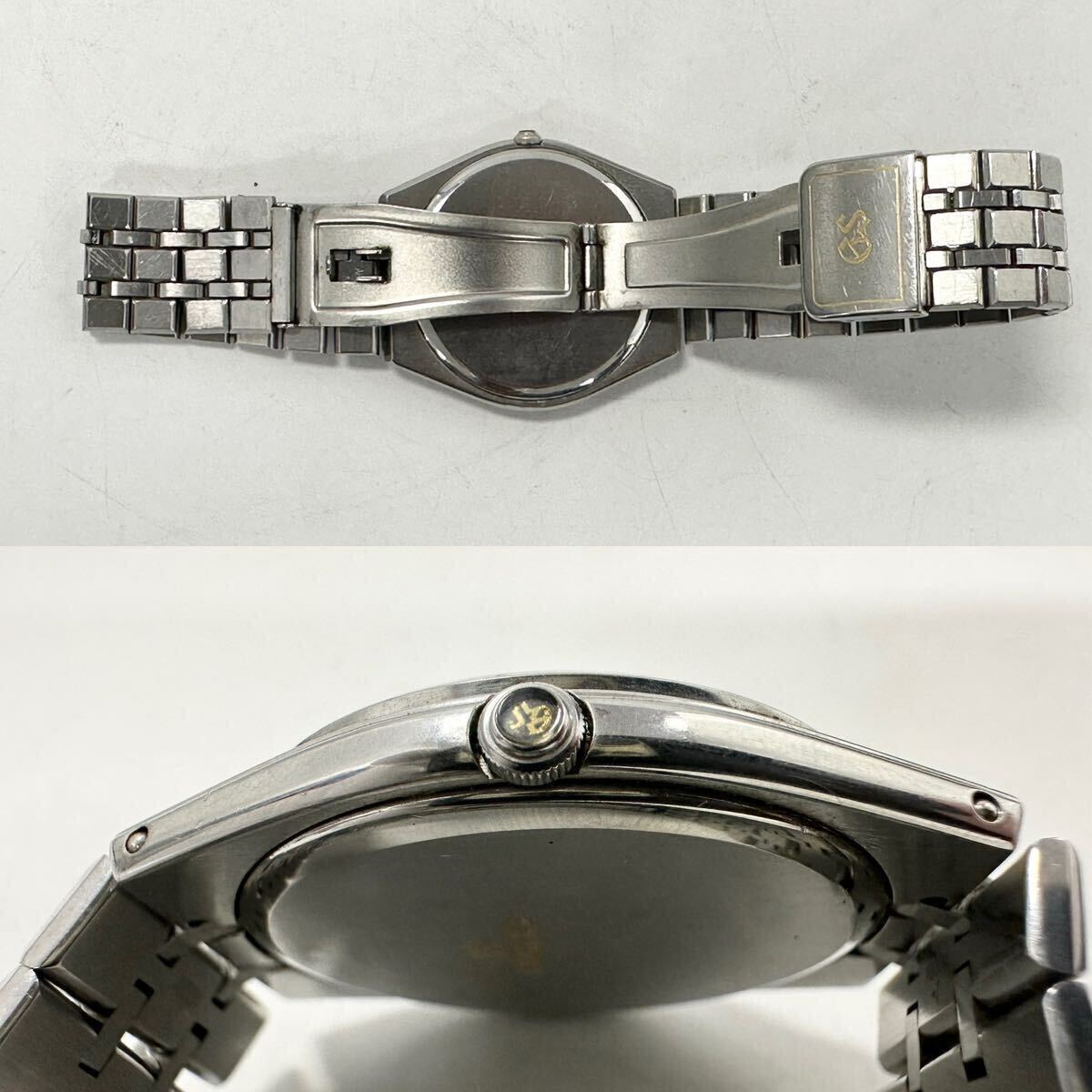 【4T22】1円スタート Grand Seiko / 9587-8000 グランドセイコー 稼働品 電池交換済み GS デイト メンズ 腕時計 箱付_画像9