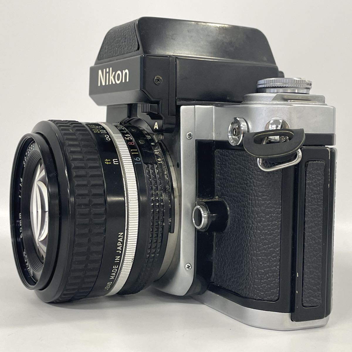 【5A16】1円スタート Nikon F2 ニコン レンズ Nikon NIKKOR 50mm 1:1.4 ニッコール 一眼レフ フィルムカメラ シルバーボディー _画像3