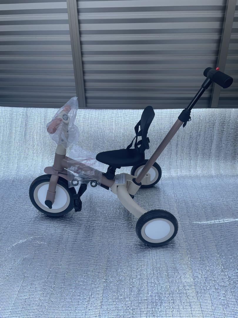 子供用三輪車 押し棒付き 三輪車のりもの ランニングバイク おもちゃ_画像1