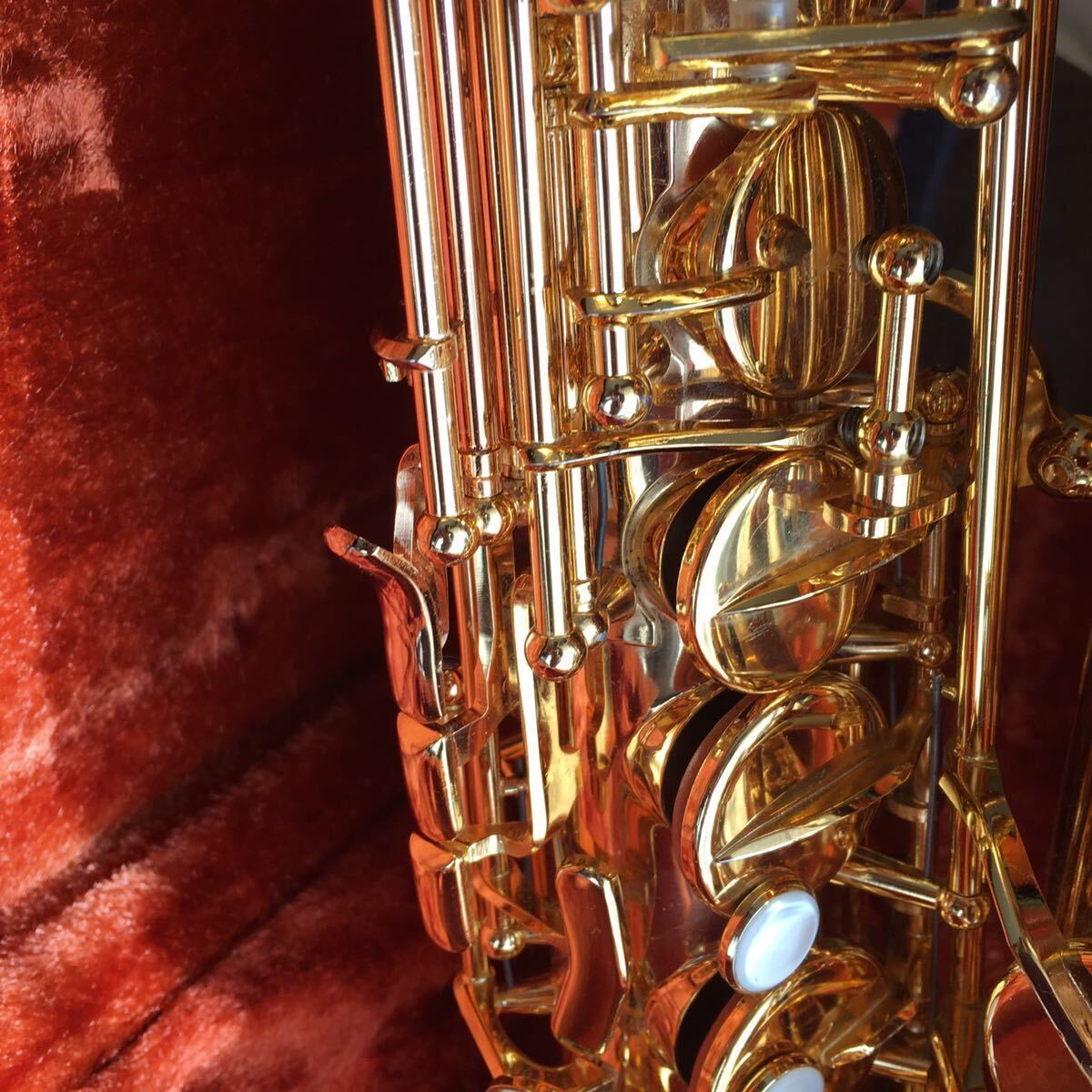 THE MARCHTO AL900GL sculpture equipped The * maru Cart alto saxophone 