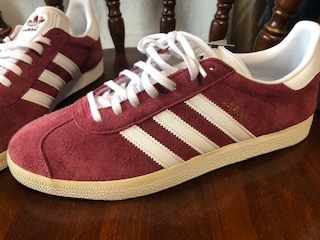 【難あり】【格安】【ソール日焼け】アディダスオリジナルス ガゼル メンズスニーカー 通勤通学 MENS GAZELLE B41645 BURGUNDY 27.5_画像4