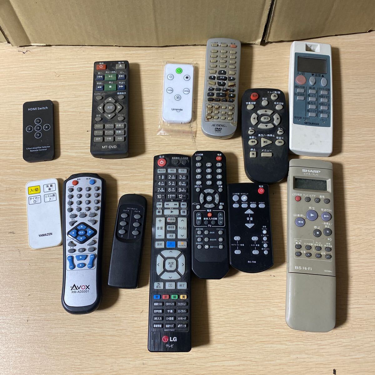  remote control summarize large amount set tv lighting air conditioner SONY TOSHIBA SHARP Panasonic etc. Junk secondhand goods 