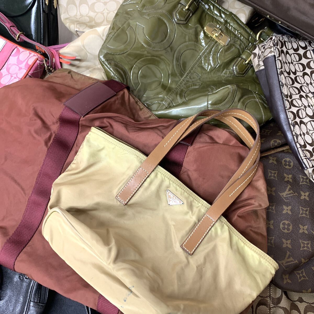 PRADA GUCCI kate spade new york COACH VALENTINO etc. バッグ24点セット 高級 ブランド 有名 おすすめ 大人気 ヴィンテージ レアの画像3