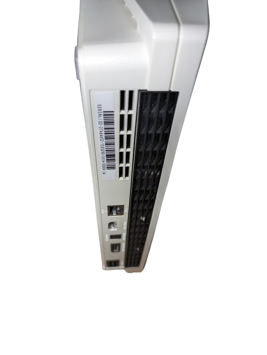 通電確認のみ　SONY ソニー　PS3　CECH-3000A ホワイト　白 　PlayStation3　ジャンク_画像5