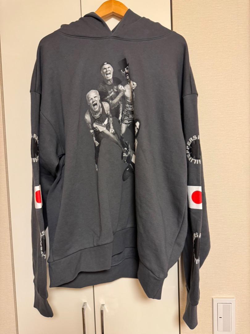 XXL 2024 レッチリ ワールド ツアー The Unlimited Love Tour 東京限定 Tokyo Black Hoodie レッドホットチリペッパーズ レッチリ パーカー_画像2