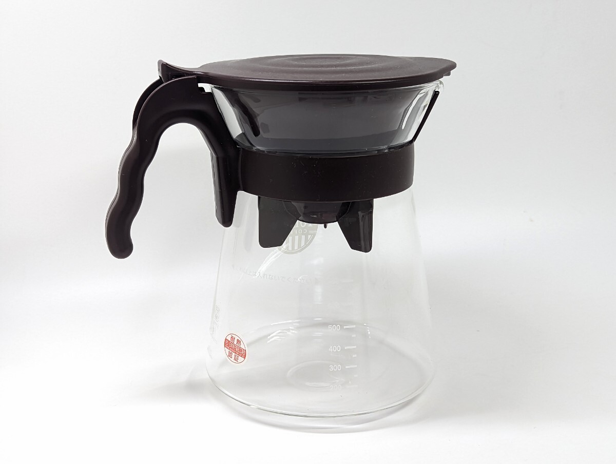 タリーズ V60 コーヒー　コーヒードリッパー　TULLY’S COFFEE　ハリオ　幅18.5cm×奥行き 12.7cm×高17.6cm　実用容量700ml　未使用品_画像4