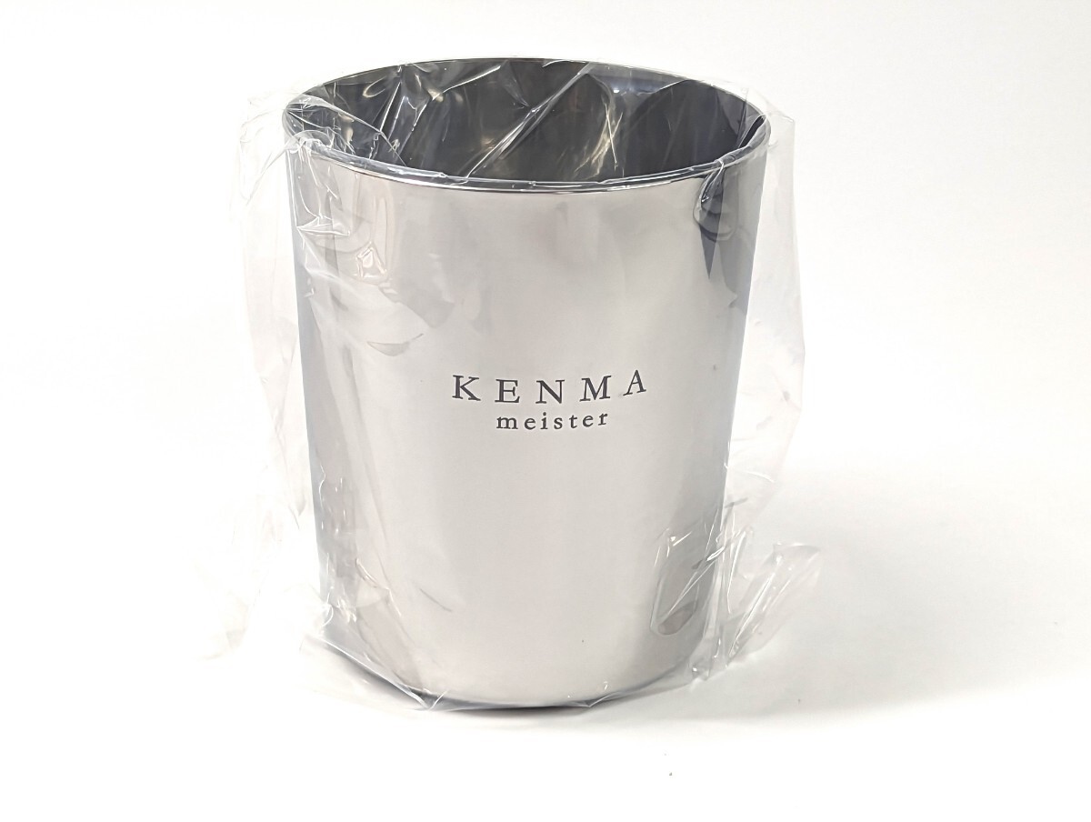 KENMA　研磨　ケンマ　ステンレスタンブラー　小　H 9cm ×W 7.7cm　340ml　未使用品　箱付きです_画像1
