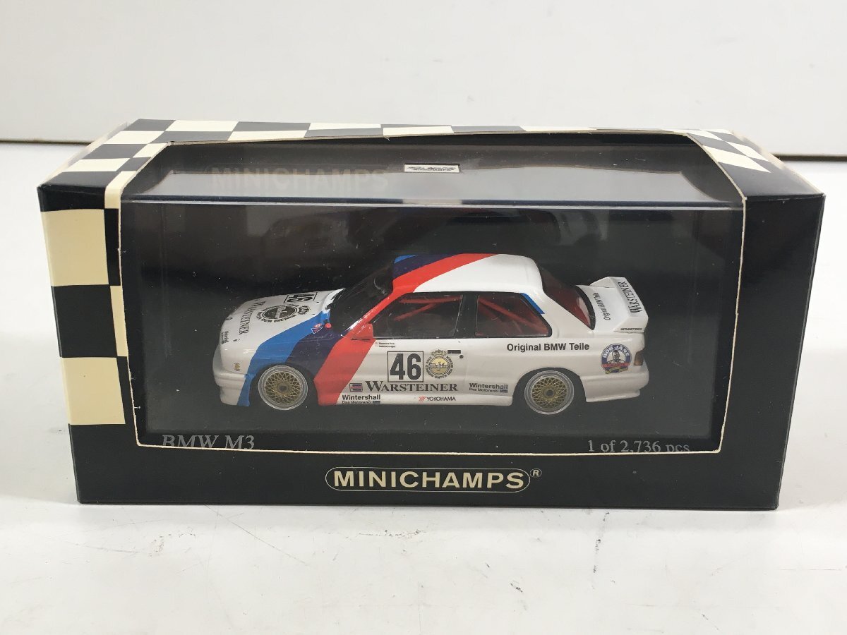 MINICHAMPS ミニチャンプス 1/43 BMW M3 Calder WTC 1987 Ravaglia / Pirro WARSTEINER #46 ユーズド_画像7