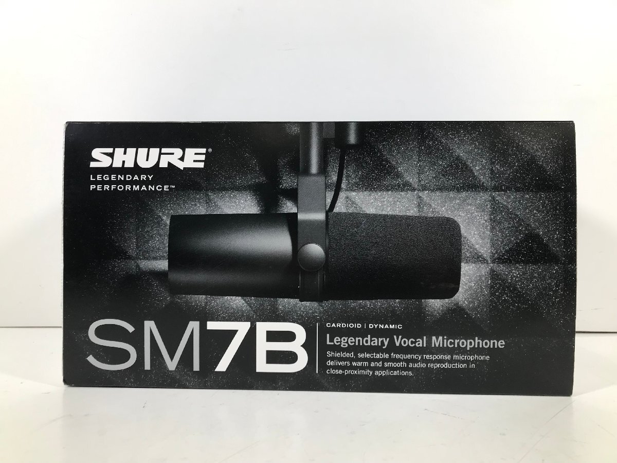 SHURE シュア SM7B Legendary Vocal Microphone ダイナミックマイク CARDIOID マイク レコーディング機器 ユーズド_画像1