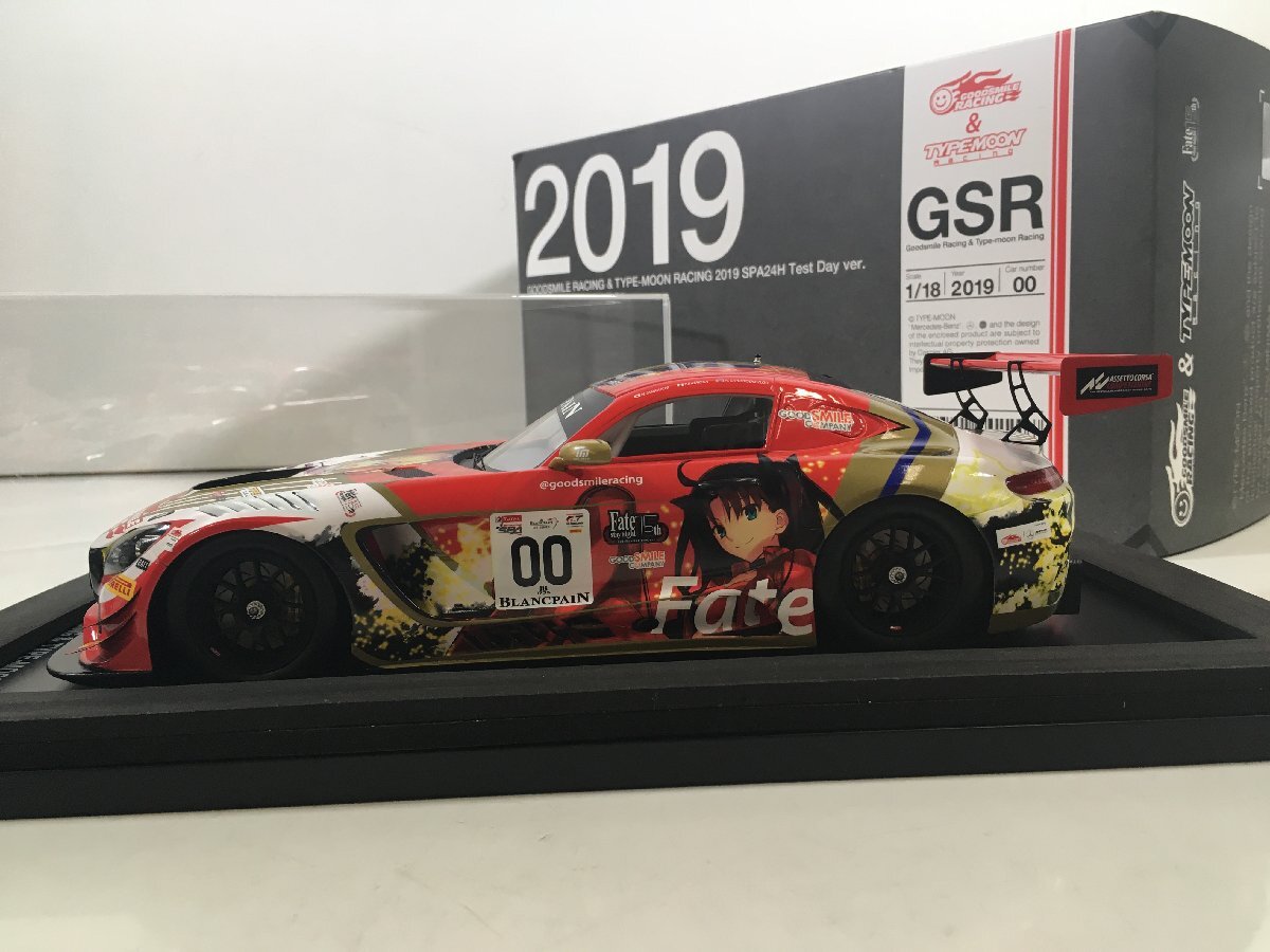 gdo Smile рейсинг 1/18 GOODSMILE RACING & TYPE-MOON RACING 2019 SPA24H тест teiVer. б/у 