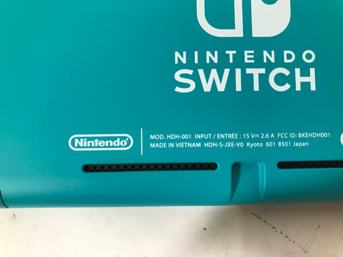 任天堂 Nintendo Switch Lite ニンテンドースイッチライト HDH-001 ターコイズ 本体のみ 通電のみ確認済 ゲーム ジャンク 2_画像7