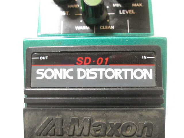 ［my1 HN8816］ Maxon マクソン SD-01 Sonic Distortion ディストーション　通電確認済_画像3