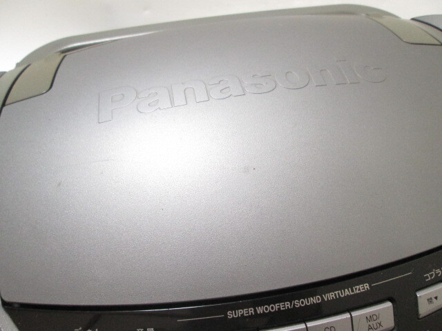 [my1 HN8895] Panasonic パナソニック コブラトップ CDラジカセ ダブルラジカセ RX-ED707 ラジオ CD カセット　動作確認済_画像10