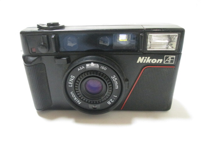[my1 HN9013] Nikon ニコン L35AF フィルムカメラ 35mm f2.8 レンズ 　動作確認済_画像2