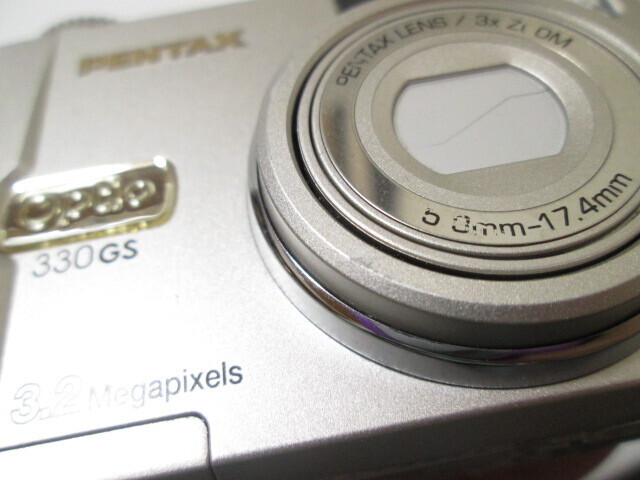 [my1 BY8878] PENTAX ペンタックス Optio 330GS デジカメ デジタルカメラ　動作確認済_画像2