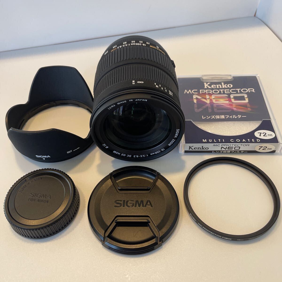 SIGMA シグマ18-200 DC HSM OS ズームレンズ　　　　Nikon ニコン DXレンズ用_画像2